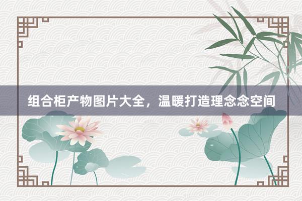 组合柜产物图片大全，温暖打造理念念空间
